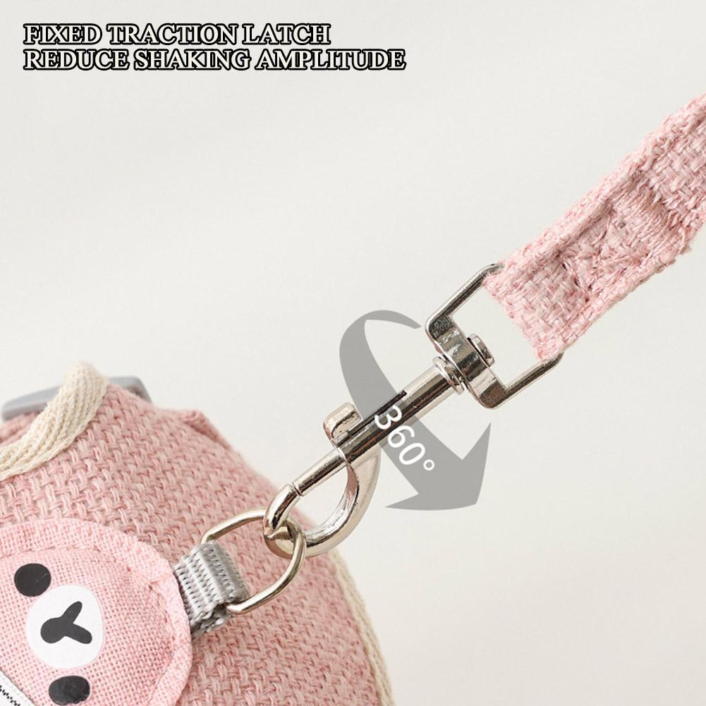 Small Pet Vest Harness with Leash — Soft Chest Strap for Dogs, Cats & Rabbits