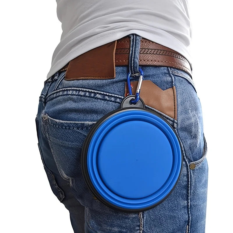 Collapsible Pet Travel Bowl — Portable Food & Water Bowl for Dogs & Cats