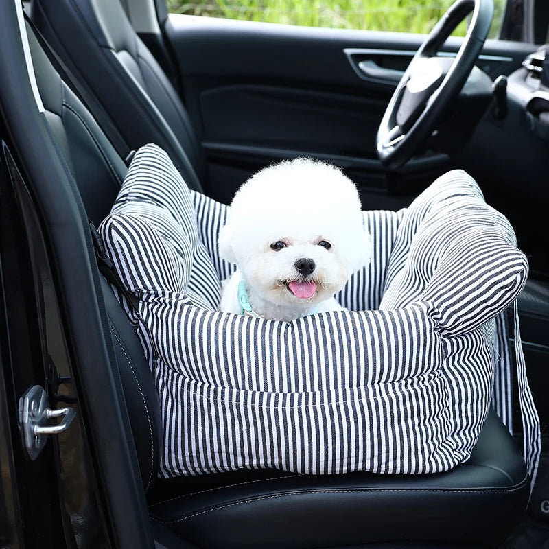 Dog Car Seat Bed — Removable, Washable Travel Seat for Small & Medium Dogs