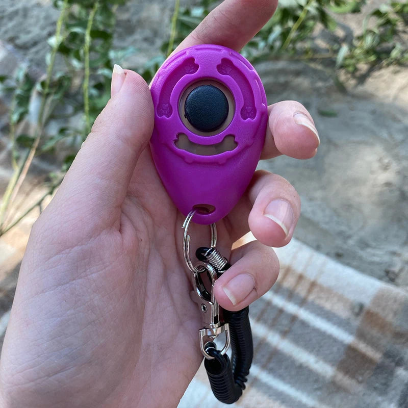 Pet Training Clicker with Wrist Strap — Dog & Cat Click Trainer