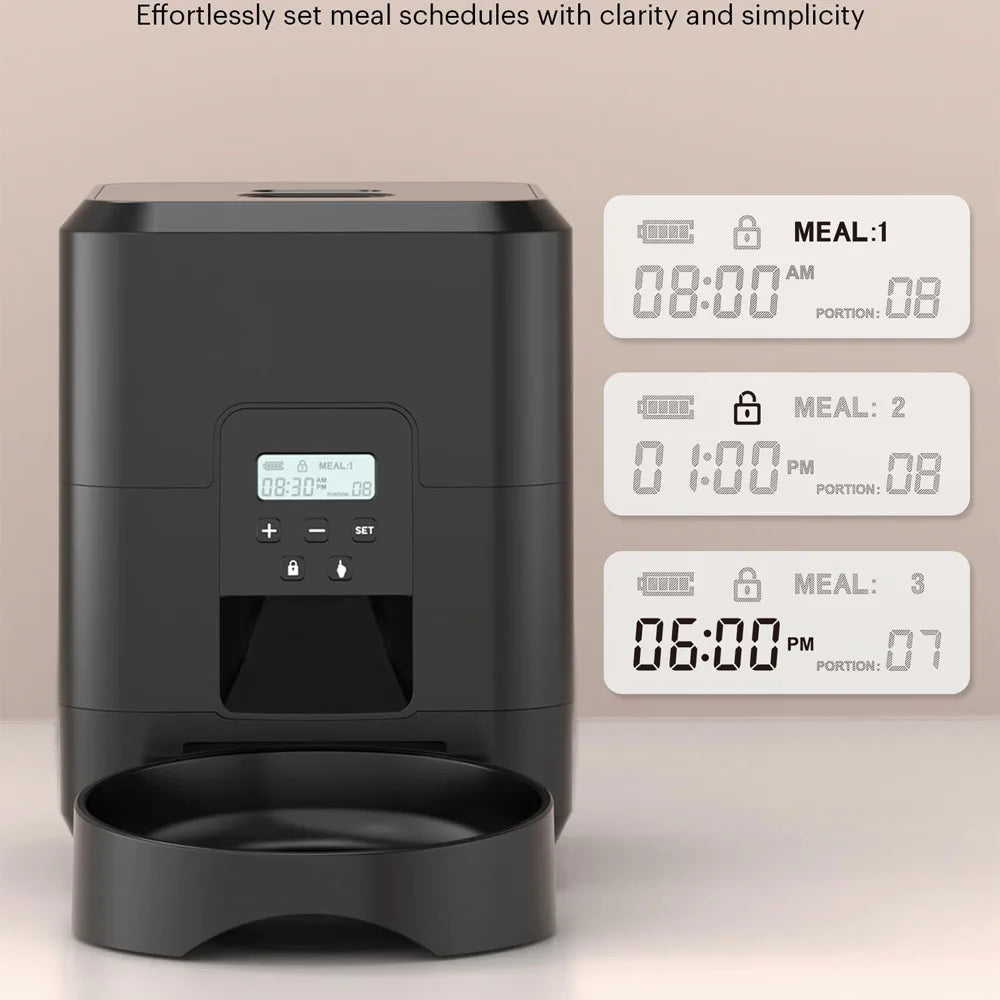 Automatic Pet Feeder — Timed & Portion-Controlled Food Dispenser for Cats & Dogs