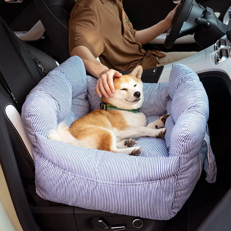 Dog Car Seat Bed — Removable, Washable Travel Seat for Small & Medium Dogs