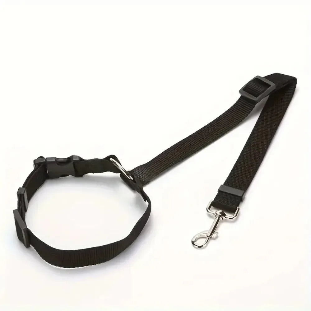 Pet Car Seat Belt — Adjustable Safety Restraint for Dogs & Cats