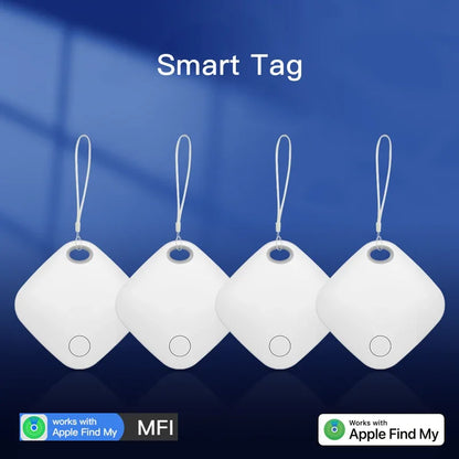 Smart AirTag Tracker – GPS Pet & Child Tracker for Apple Find My, Mini Smart Tag