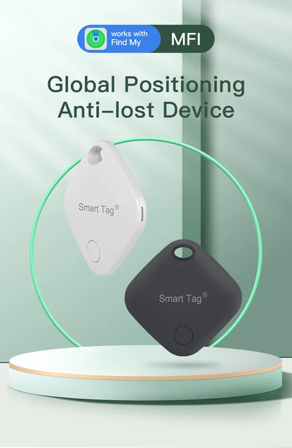 Smart AirTag Tracker – GPS Pet & Child Tracker for Apple Find My, Mini Smart Tag