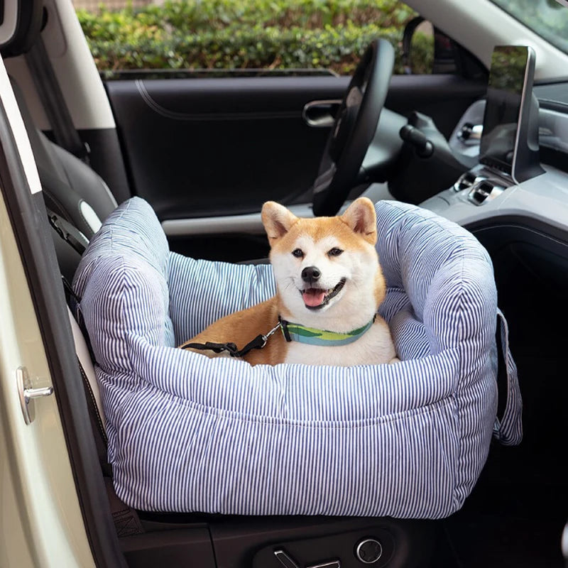 Dog Car Seat Bed — Removable, Washable Travel Seat for Small & Medium Dogs