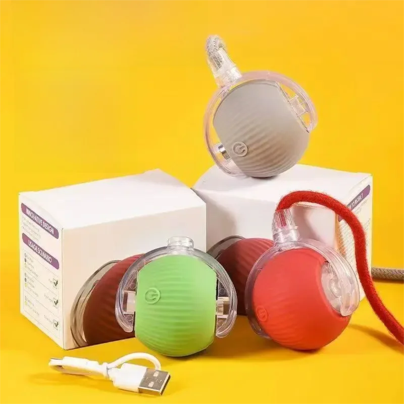 Smart Rolling Dog Ball Toy — Automatic, Rechargeable & Interactive