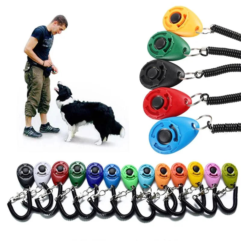 Pet Training Clicker with Wrist Strap — Dog & Cat Click Trainer