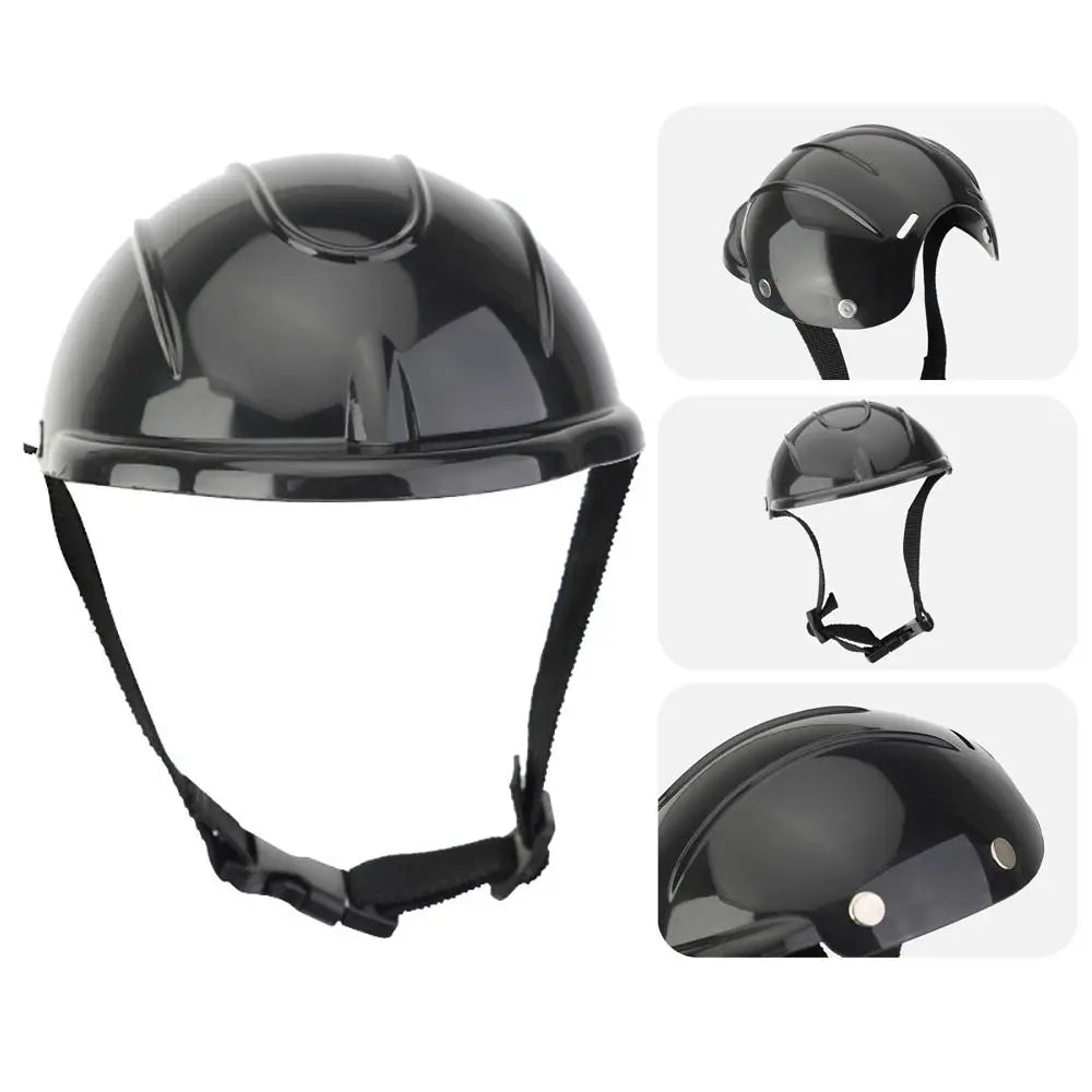 Pet Motorcycle Helmet — Adjustable Safety Helmet for Dogs & Cats
