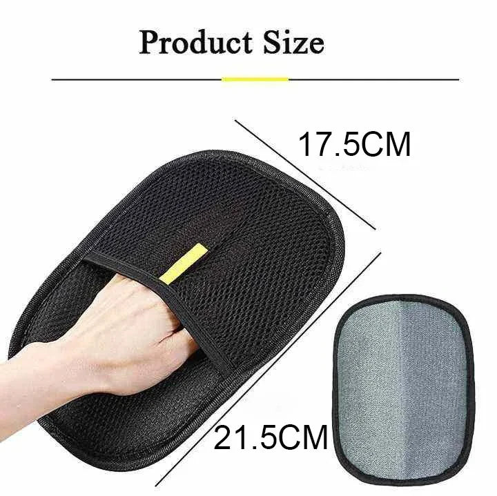Pet Grooming Glove — Gentle Deshedding Brush for Dogs & Cats