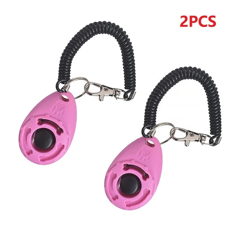 Pet Training Clicker with Wrist Strap — Dog & Cat Click Trainer