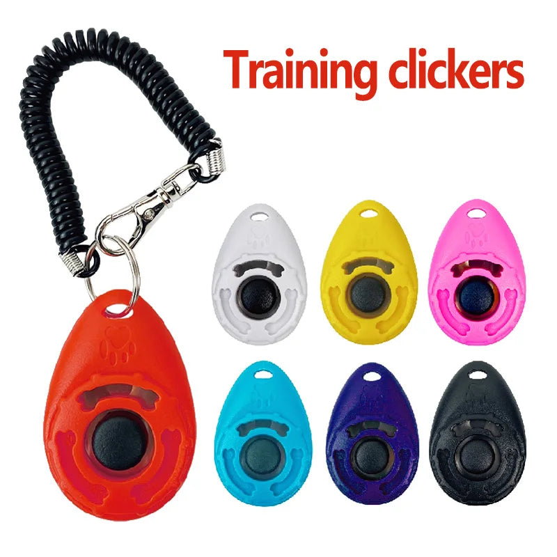 Pet Training Clicker with Wrist Strap — Dog & Cat Click Trainer