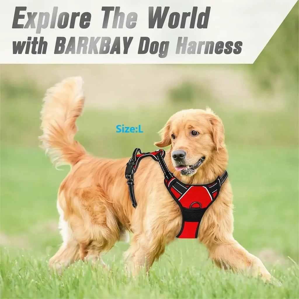 Dog Vest Harness & Leash Set — Adjustable Collar for Small & Medium Dogs