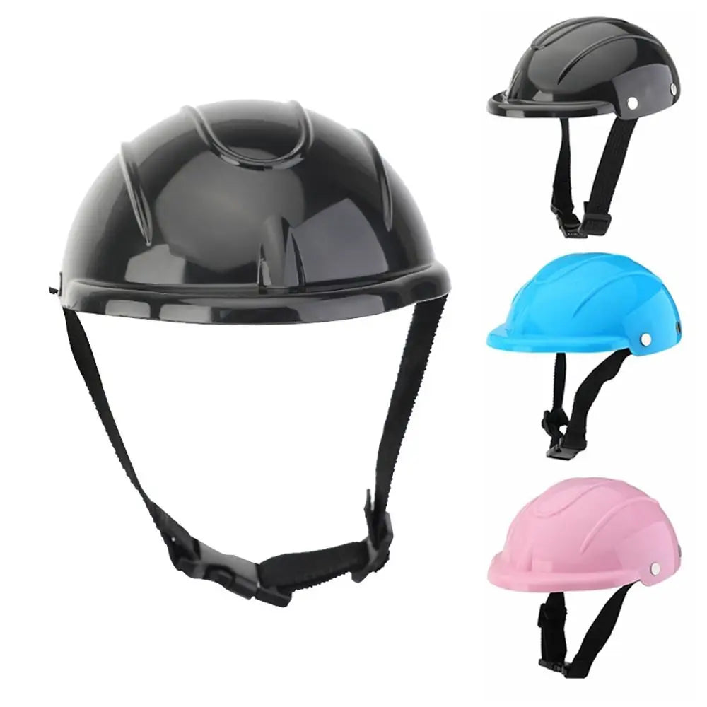 Pet Motorcycle Helmet — Adjustable Safety Helmet for Dogs & Cats