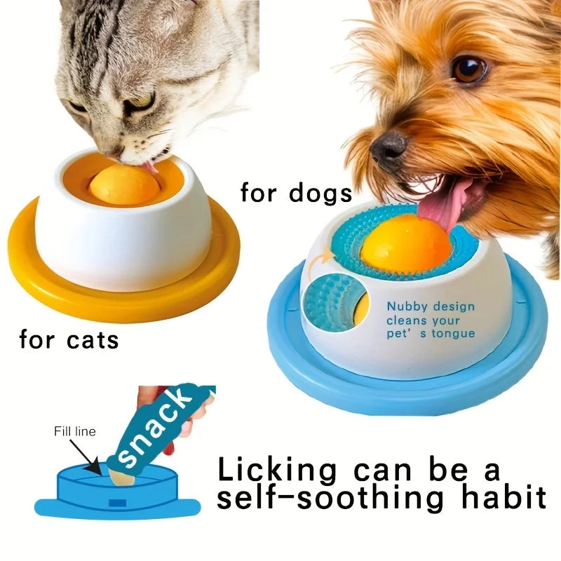 Pet Lick Mat — Slow Feeder & Calming Snack Mat for Dogs & Cats