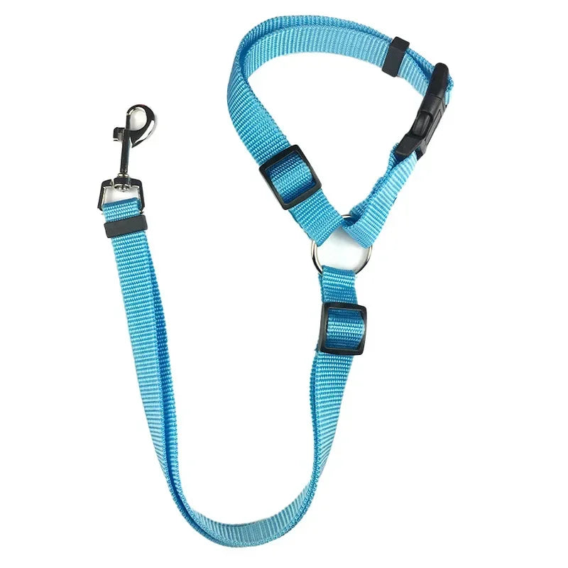 Pet Car Seat Belt — Adjustable Safety Restraint for Dogs & Cats