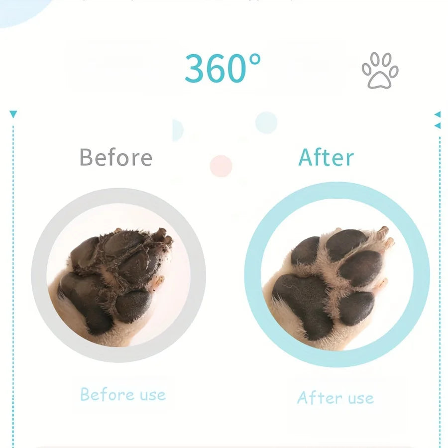 360° Dog Paw Cleaner Cup — Portable Silicone Paw Washer for Dogs & Cats
