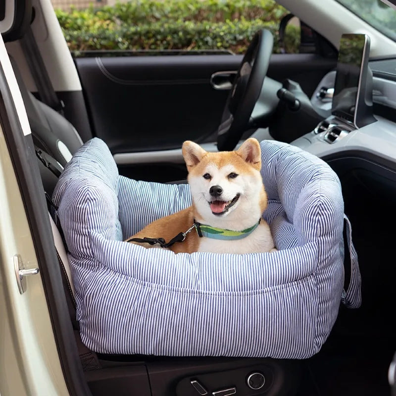 Dog Car Seat Bed — Removable, Washable Travel Seat for Small & Medium Dogs
