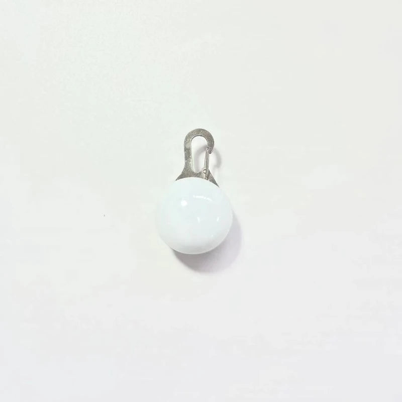 LED Pet Safety Pendant — Light-Up Collar Clip for Night Walks with Dogs & Cats