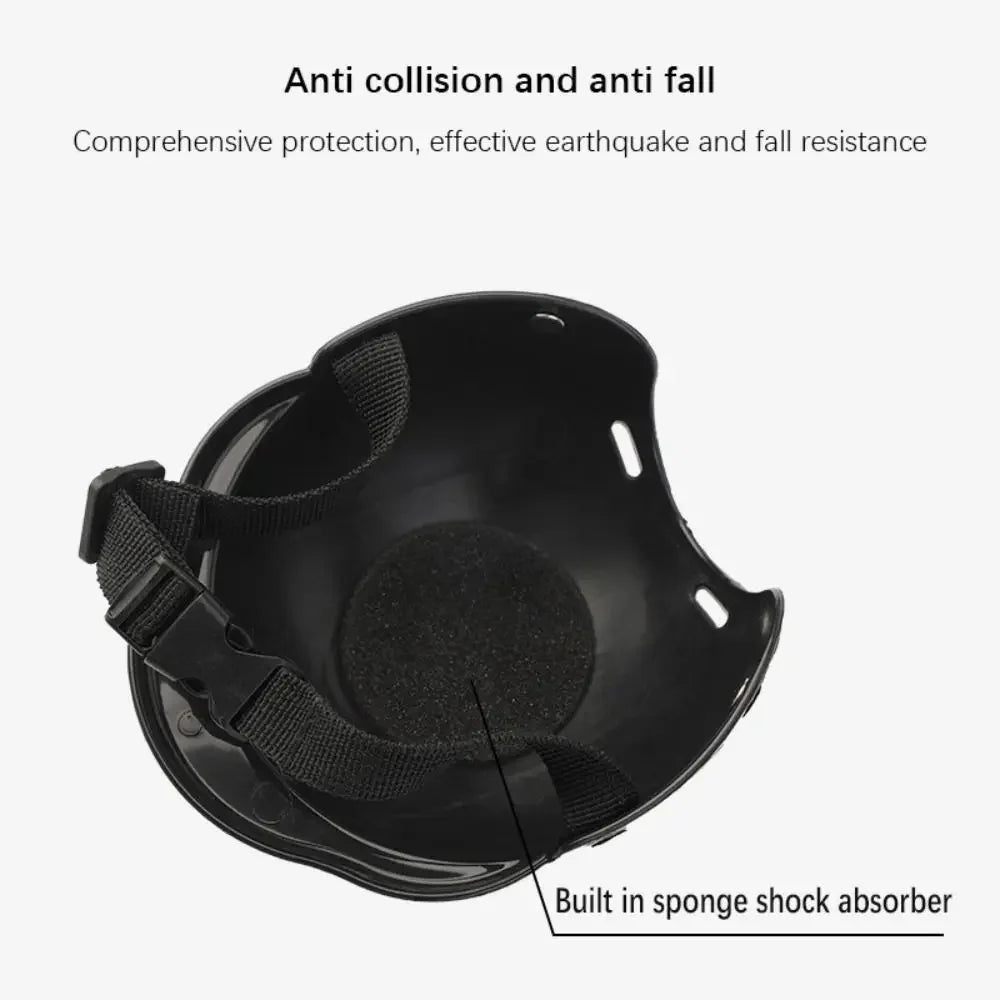 Pet Motorcycle Helmet — Adjustable Safety Helmet for Dogs & Cats