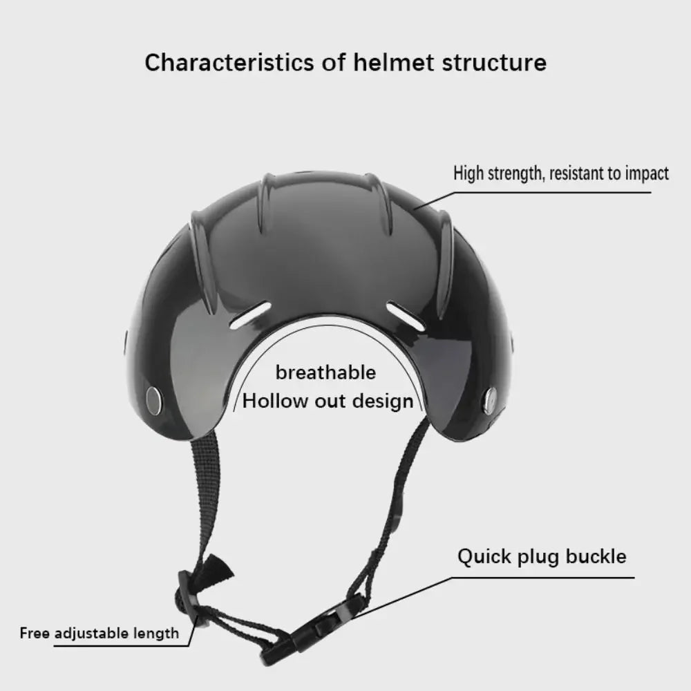 Pet Motorcycle Helmet — Adjustable Safety Helmet for Dogs & Cats