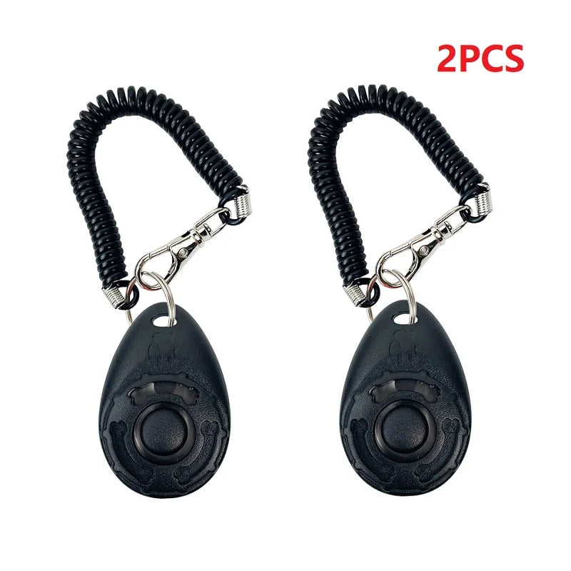 Pet Training Clicker with Wrist Strap — Dog & Cat Click Trainer