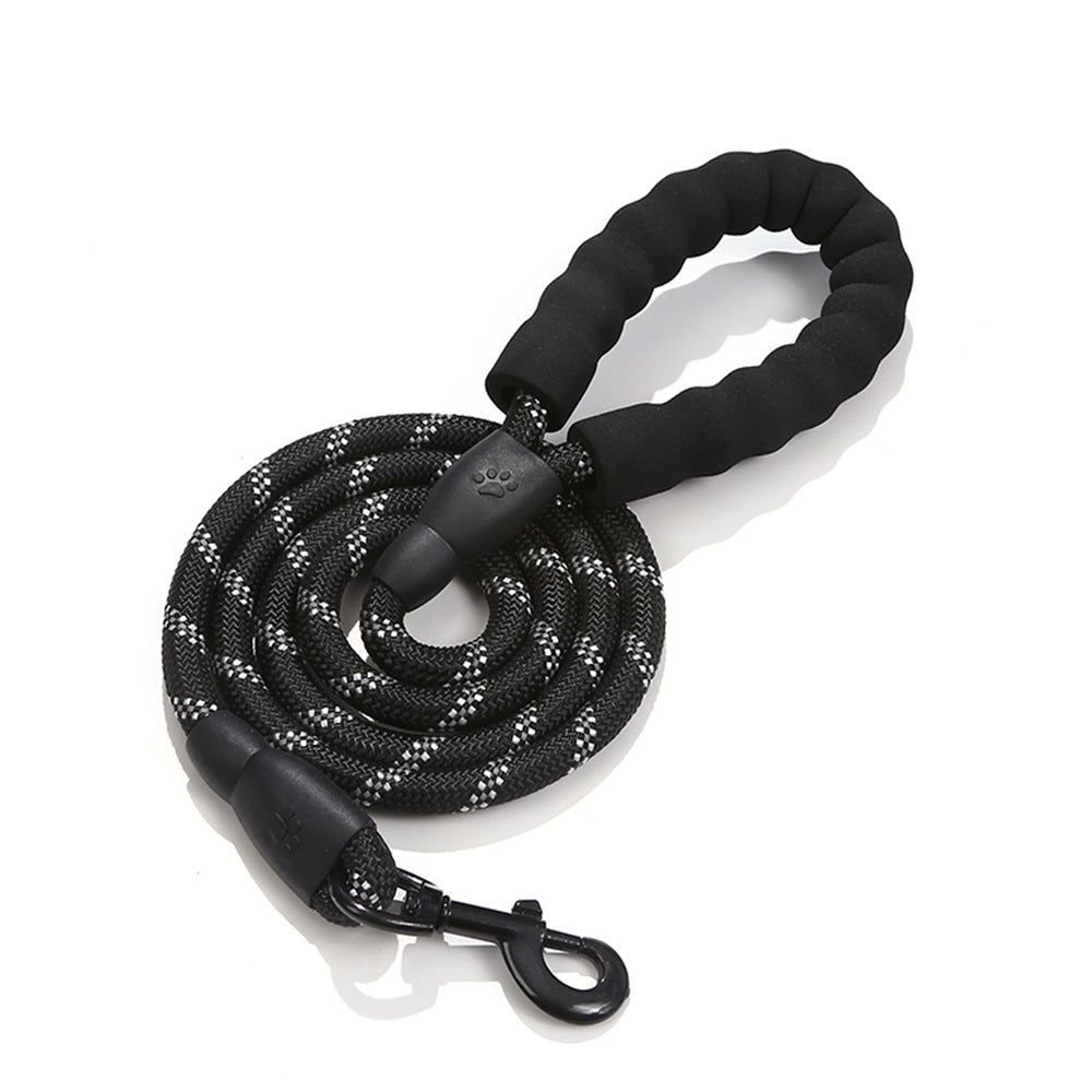 Reflective Dog Leash — Strong Nylon Lead for Small, Medium & Large Dogs