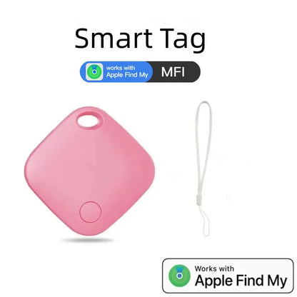 Smart AirTag Tracker – GPS Pet & Child Tracker for Apple Find My, Mini Smart Tag