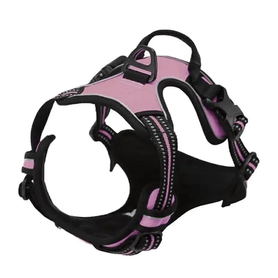 Dog Vest Harness & Leash Set — Adjustable Collar for Small & Medium Dogs