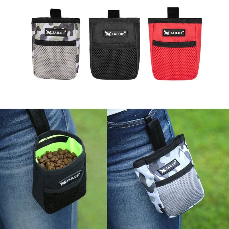 Dog Training Treat Pouch — Hands-Free Reward Bag with Waist Clip
