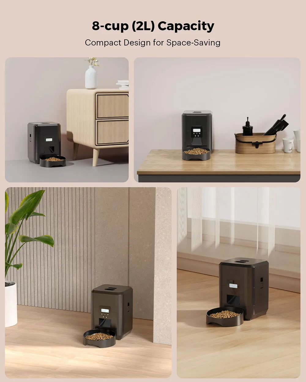 Automatic Pet Feeder — Timed & Portion-Controlled Food Dispenser for Cats & Dogs