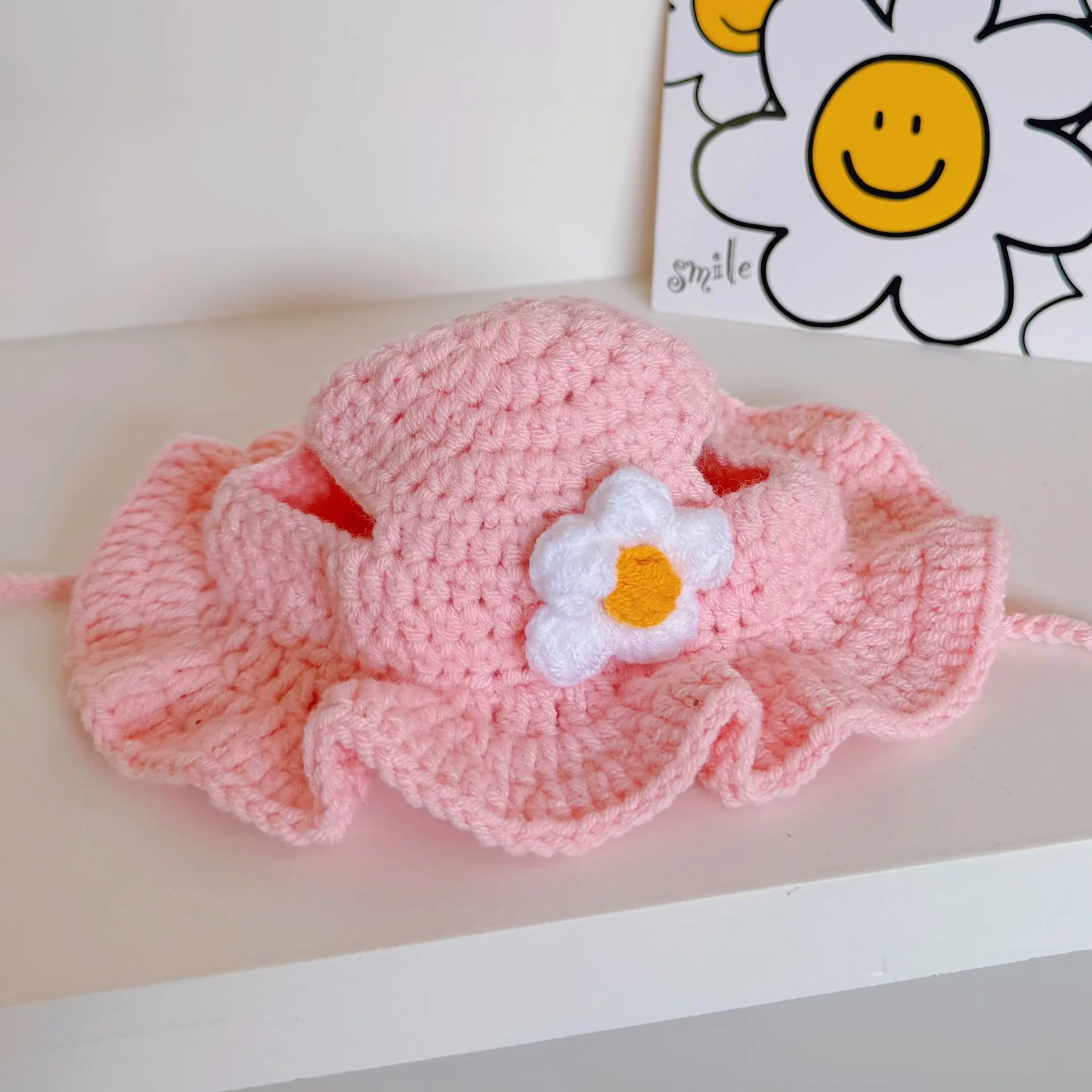 Cute Knitted Pet Hat — Cosy Autumn & Winter Hat for Cats & Small Dogs