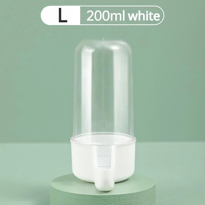 Hanging Bird Water Dispenser & Feeder — Automatic Cage Accessory for Parrots & Small Birds