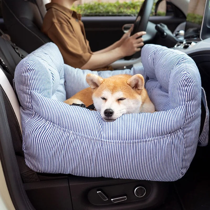 Dog Car Seat Bed — Removable, Washable Travel Seat for Small & Medium Dogs