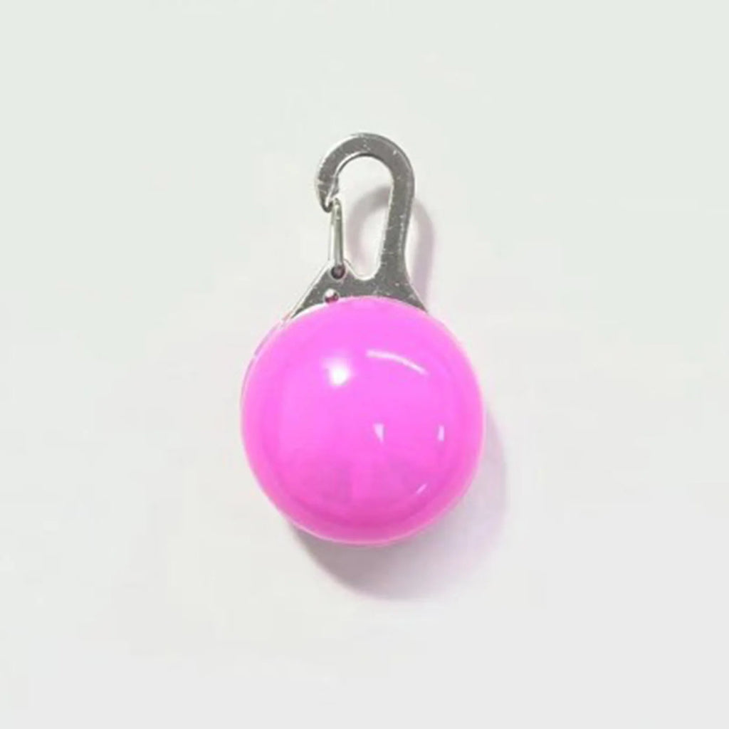 LED Pet Safety Pendant — Light-Up Collar Clip for Night Walks with Dogs & Cats