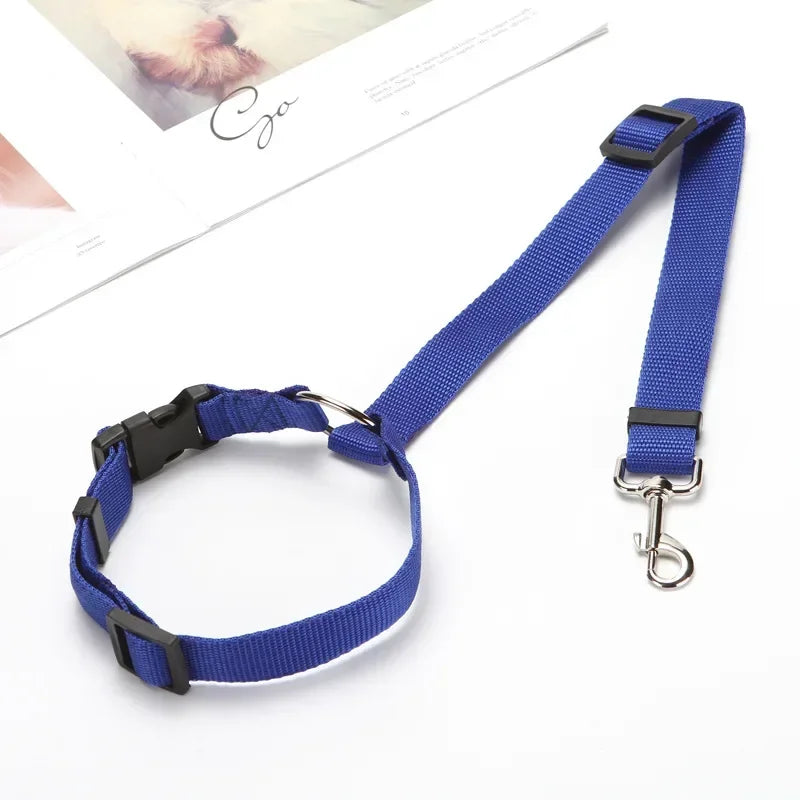 Pet Car Seat Belt — Adjustable Safety Restraint for Dogs & Cats