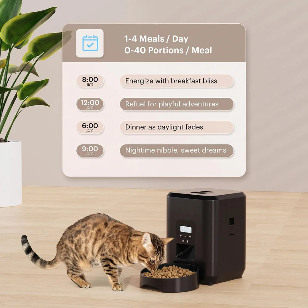 Automatic Pet Feeder — Timed & Portion-Controlled Food Dispenser for Cats & Dogs