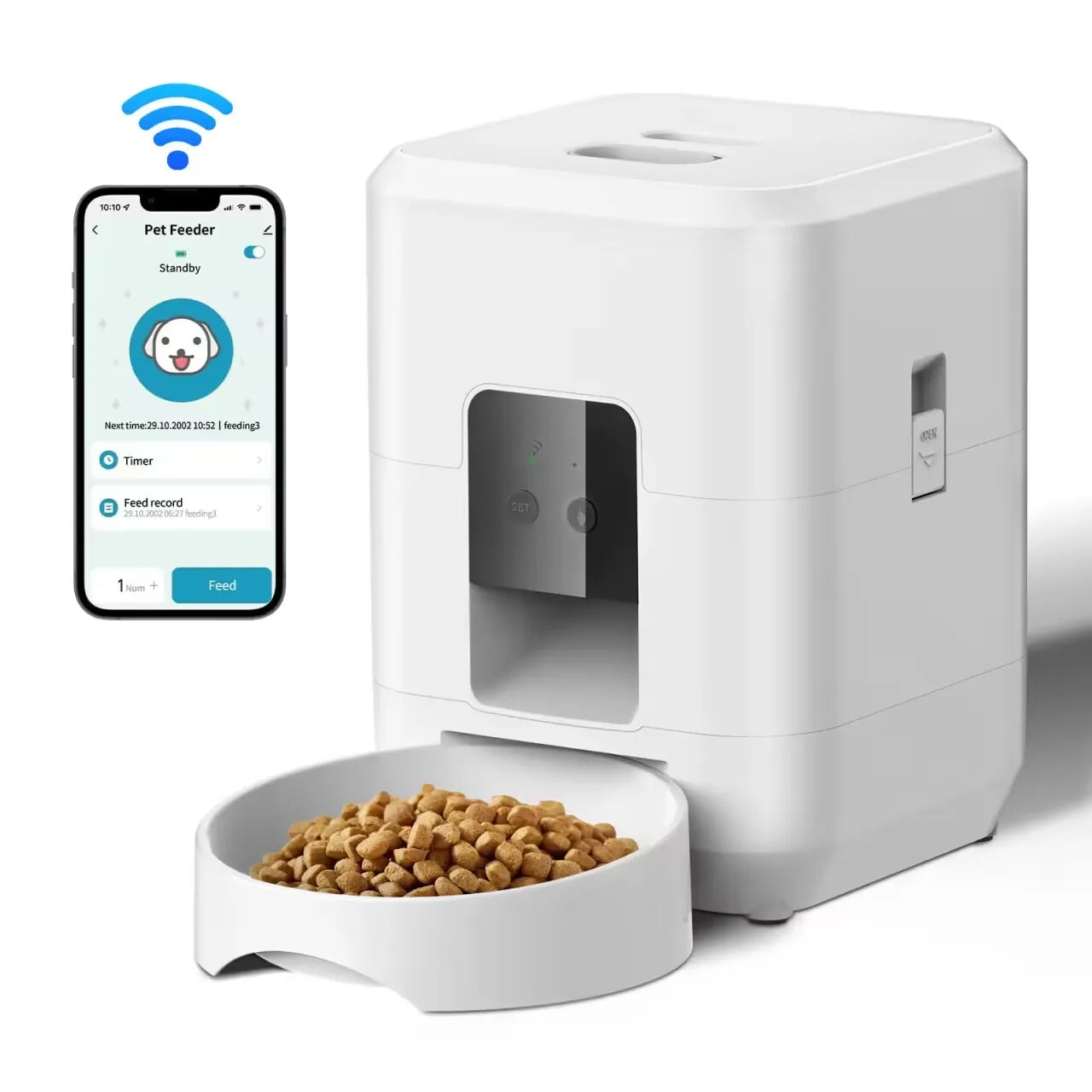 Automatic Pet Feeder — Timed & Portion-Controlled Food Dispenser for Cats & Dogs