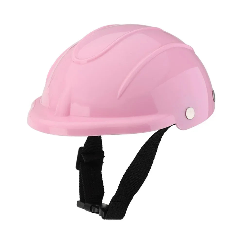 Pet Motorcycle Helmet — Adjustable Safety Helmet for Dogs & Cats