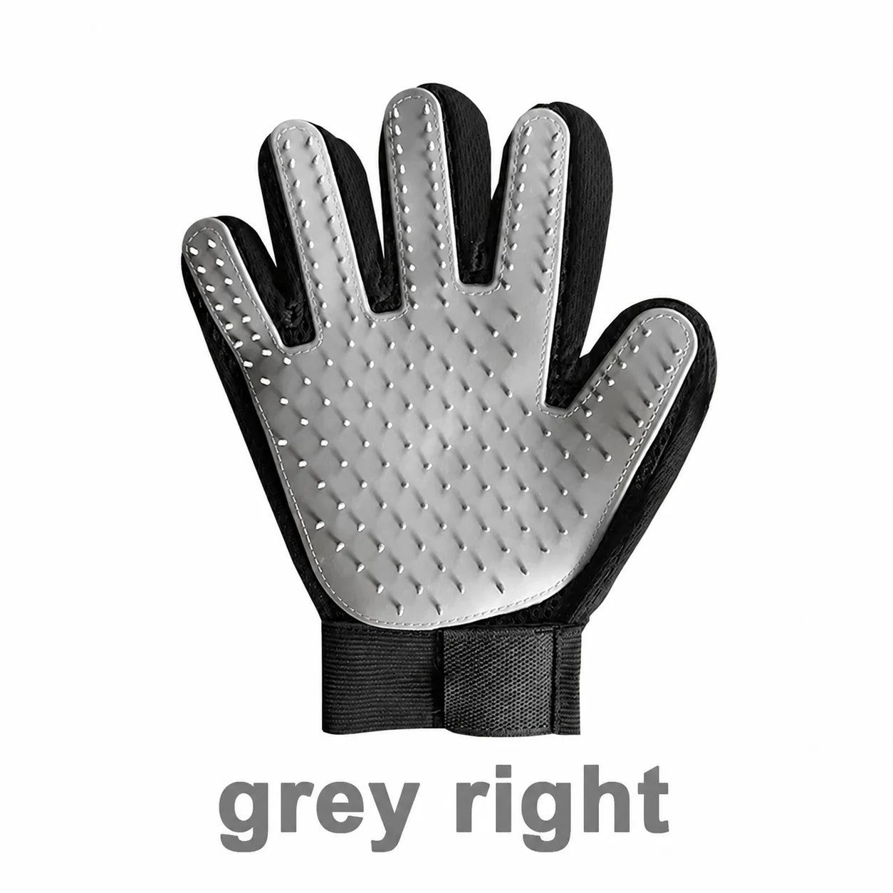 Pet Grooming Glove — Gentle Deshedding Brush for Dogs & Cats