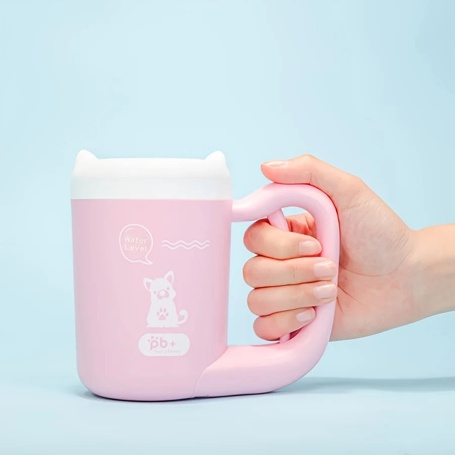 360° Dog Paw Cleaner Cup — Portable Silicone Paw Washer for Dogs & Cats