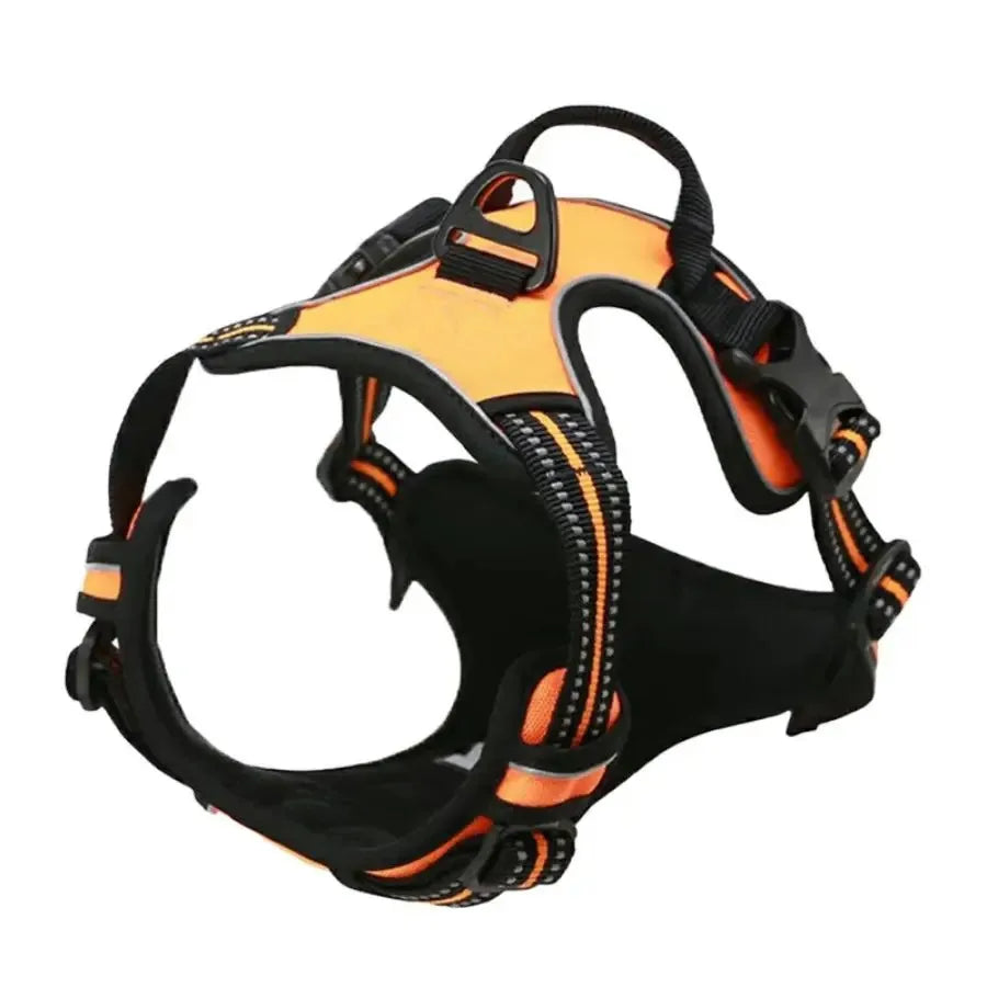 Dog Vest Harness & Leash Set — Adjustable Collar for Small & Medium Dogs