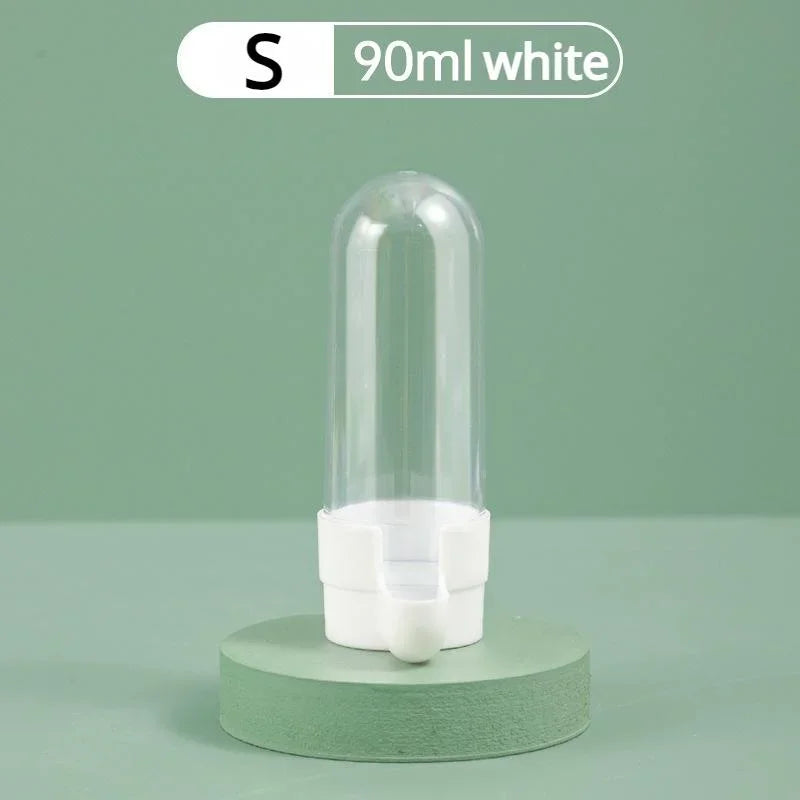 Hanging Bird Water Dispenser & Feeder — Automatic Cage Accessory for Parrots & Small Birds