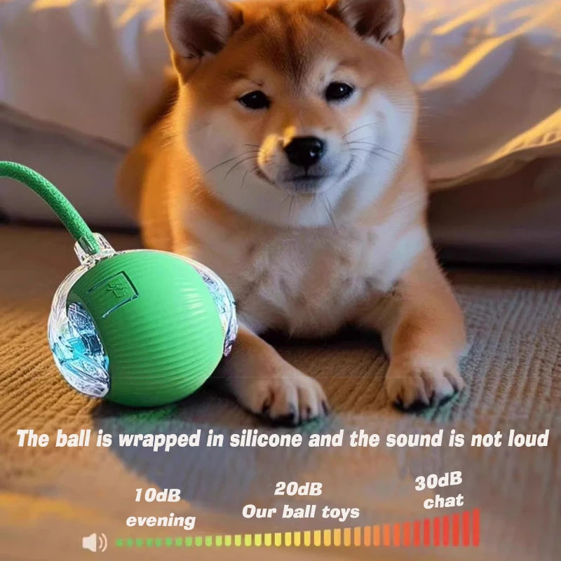 Smart Rolling Dog Ball Toy — Automatic, Rechargeable & Interactive
