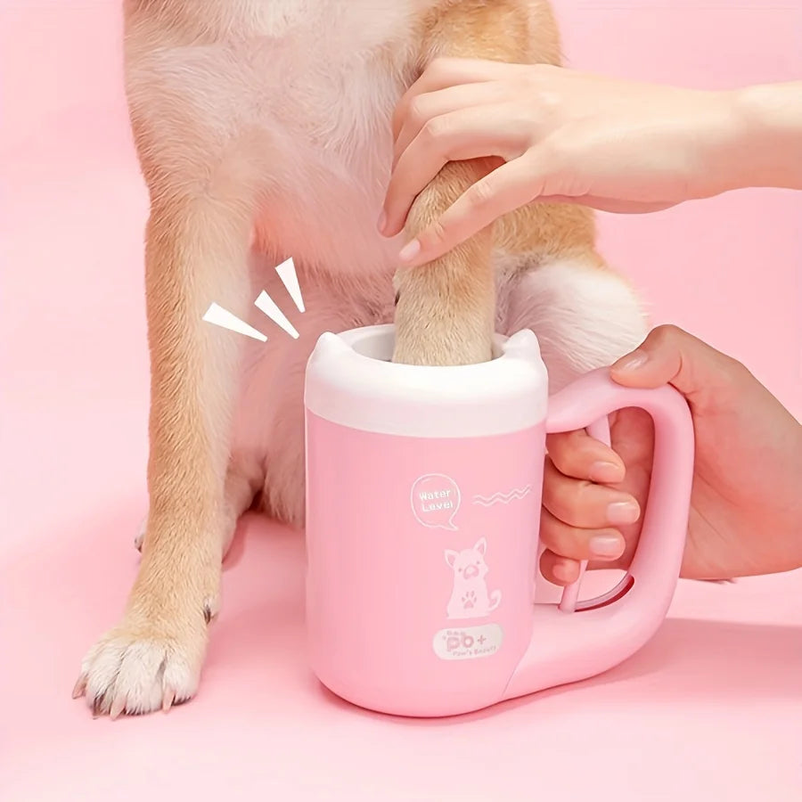 360° Dog Paw Cleaner Cup — Portable Silicone Paw Washer for Dogs & Cats