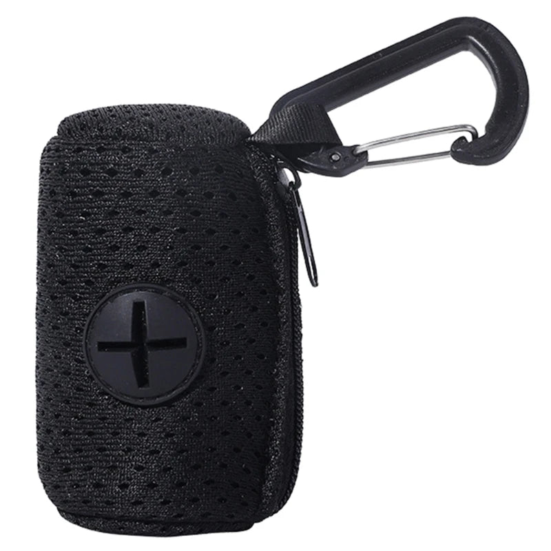 Dog Poop Bag Dispenser — Portable Mesh Holder for Waste Bags