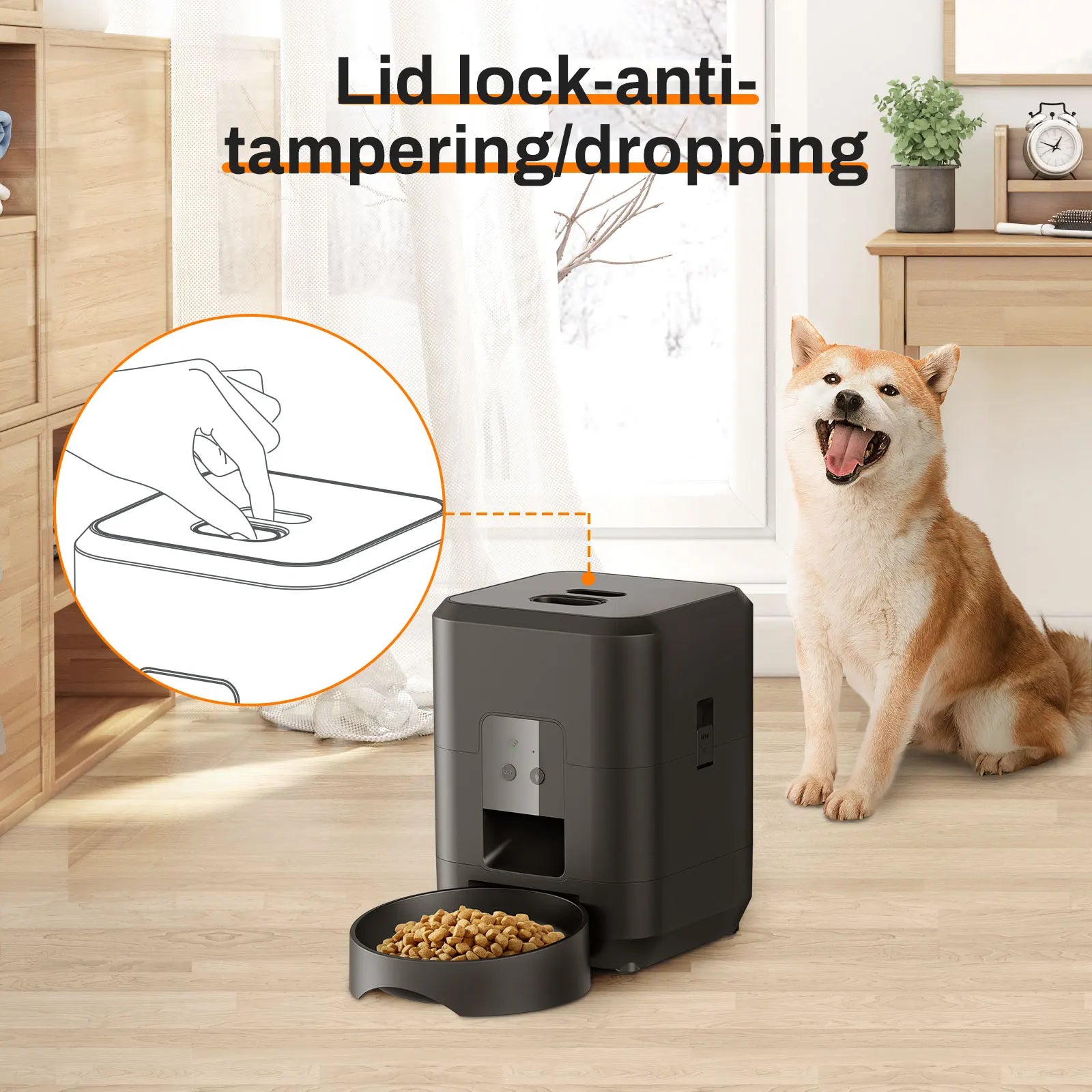 Automatic Pet Feeder — Timed & Portion-Controlled Food Dispenser for Cats & Dogs